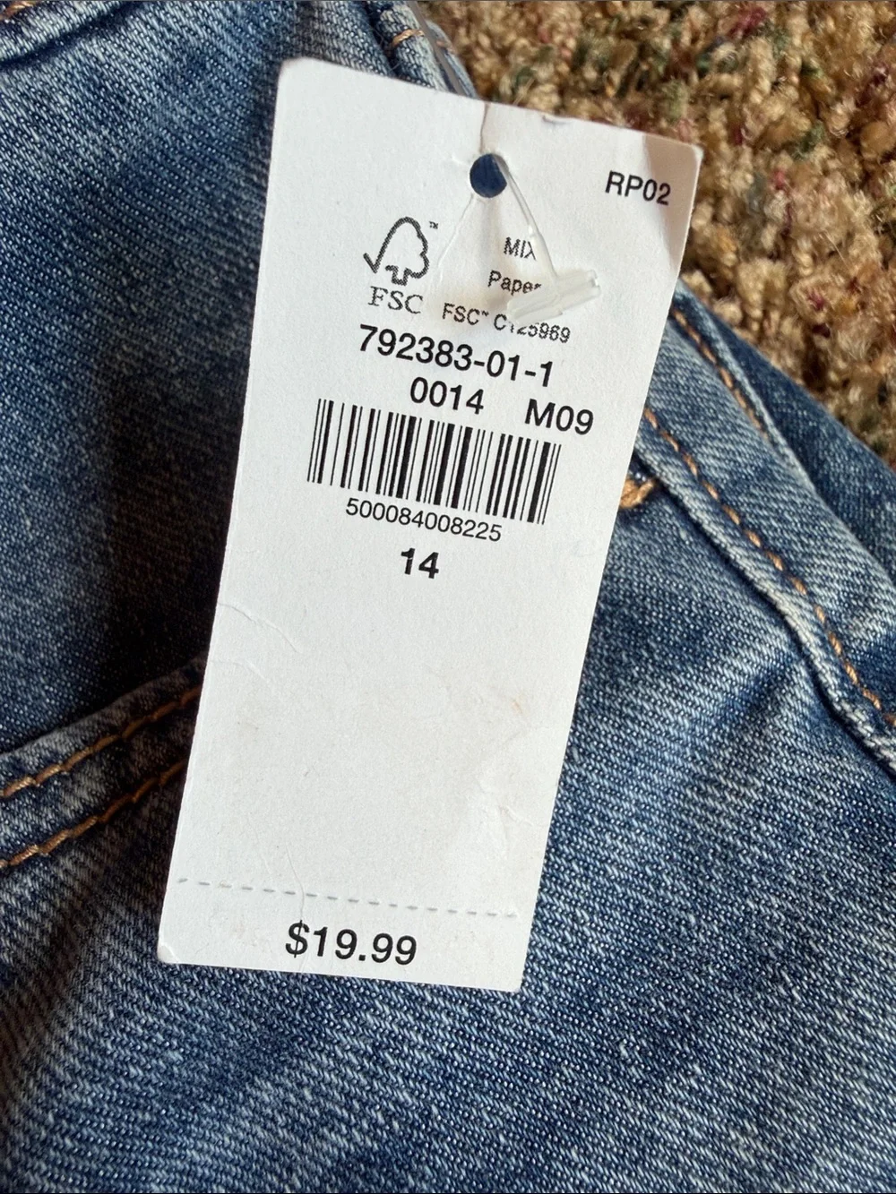 Old Navy Light Blue Denim Cutoff Shorts